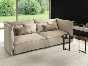 BRITT - Fabric sofa with removable cover by Désirée divani - view 2